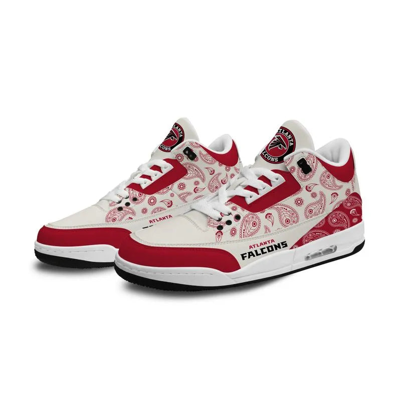 Atlanta Falcons  Basic Leather JD03 Shoes Men and Women AZBTAJ3000162
