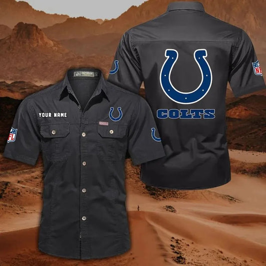 Indianapolis Colts Men’s Short Sleeve Cargo Shirts New 2025 AZBT2DCGS000046