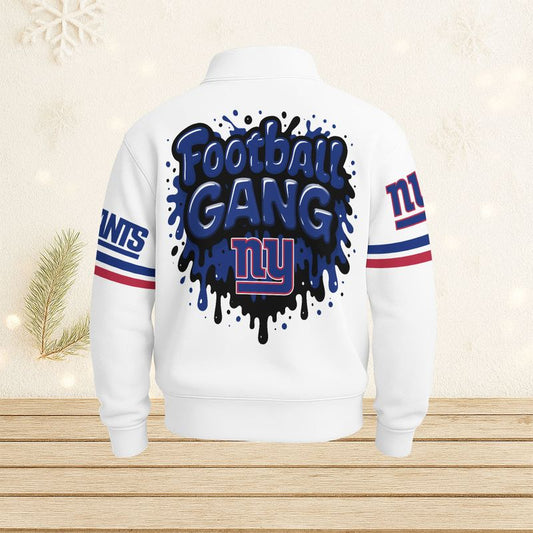 New York Giants Casual Stand Collar Sweatshirt BT685