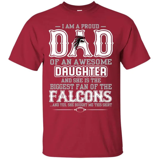 Atlanta Falcons – Proud Dad Of An Awesome Daughter Unisex T-Shirt Gift For Father’s Day