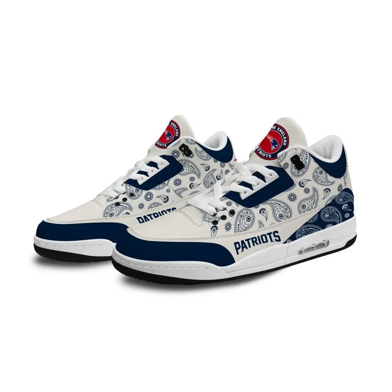 New England Patriots Basic Leather JD03 Shoes Men and Women AZBTAJ3000199