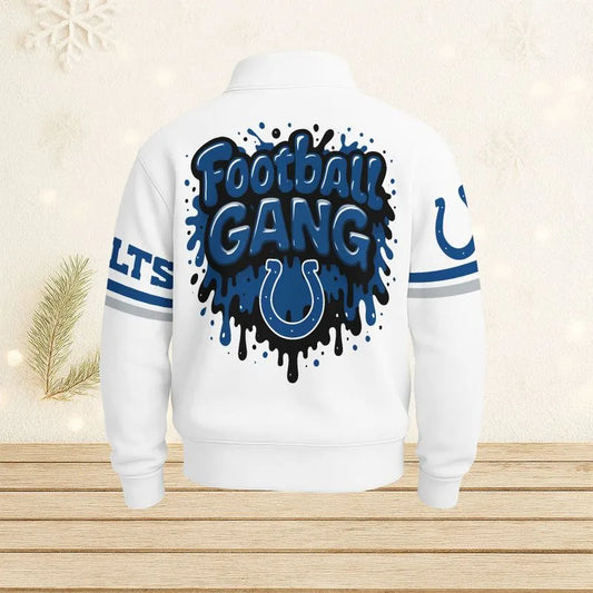 Indianapolis Colts Casual Stand Collar Sweatshirt BT675