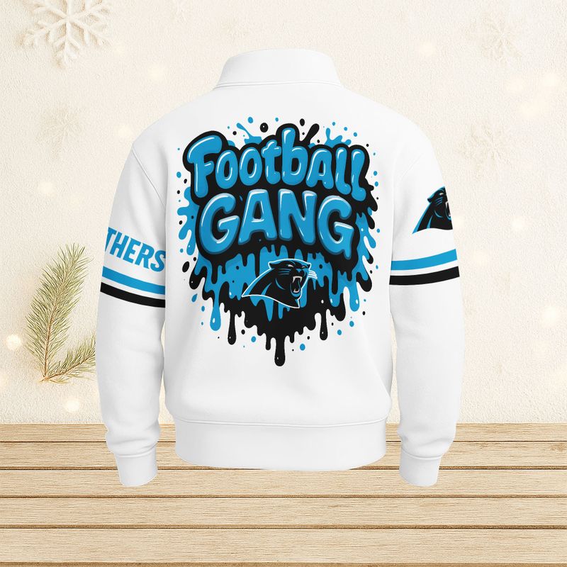 Carolina Panthers Casual Stand Collar Sweatshirt BT666