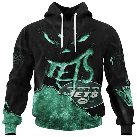 New York Jets Combo Limited Edition Clothes Jack O’ Lantern Halloween Collection AZBTCLEC000009