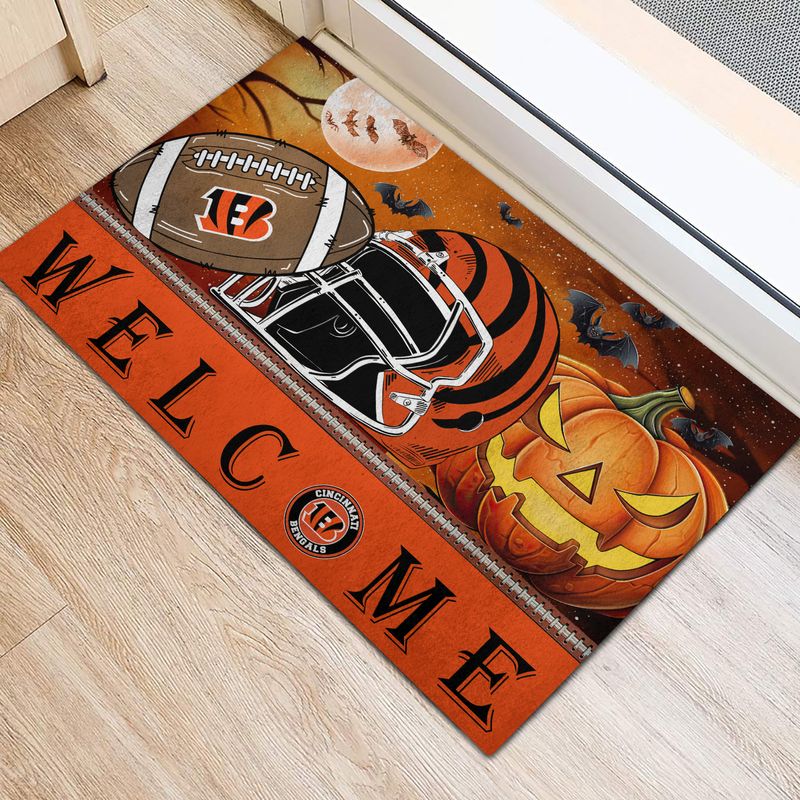 Cincinnati Bengals Halloween Doormat New Collection AZBTDM000017