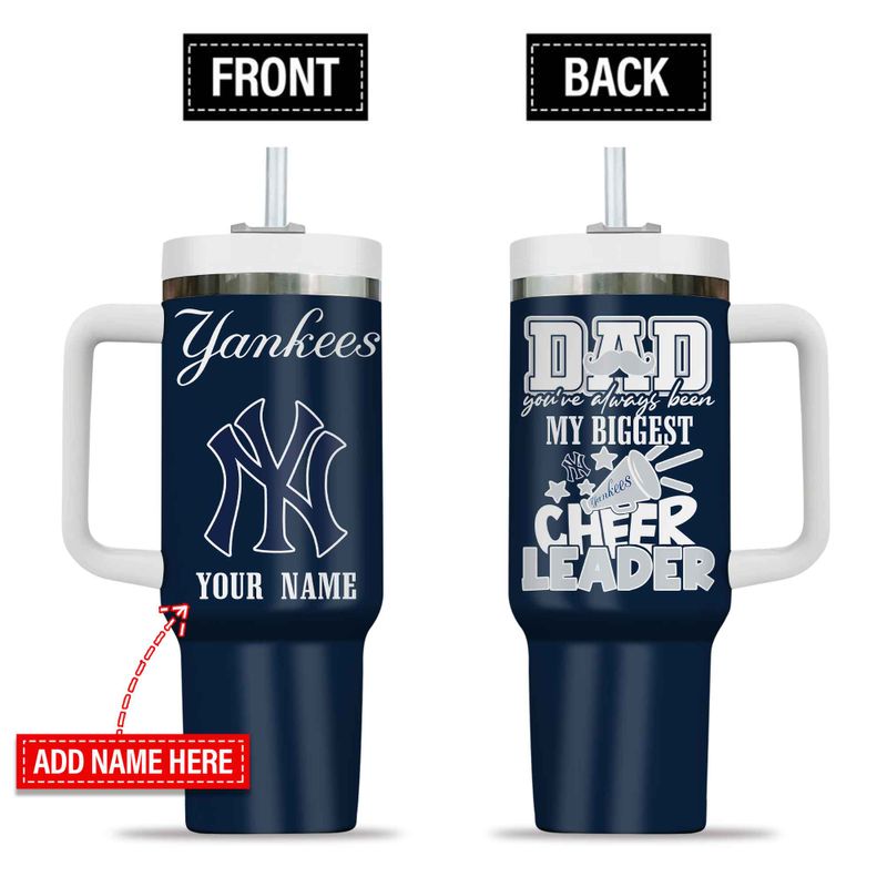 New York Yankees My Biggest Cheer Leader Gift For Father’s Day Limited Edition 40oz Tumbler AZBT40OZ000180