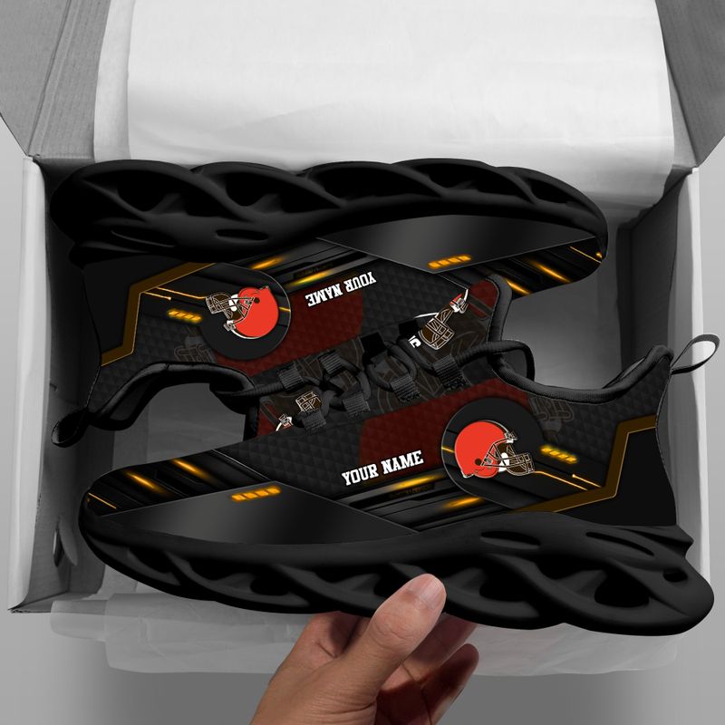 Cleveland Browns Personalized Yezy Running Sneakers SPDMS769