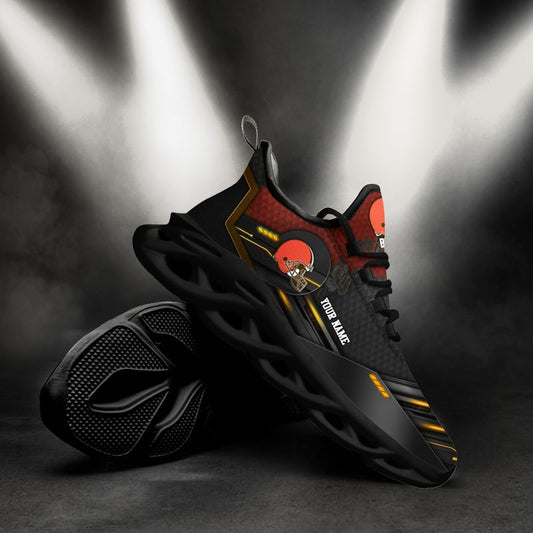 Cleveland Browns Personalized Yezy Running Sneakers SPDMS769