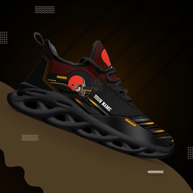 Cleveland Browns Personalized Yezy Running Sneakers SPDMS769