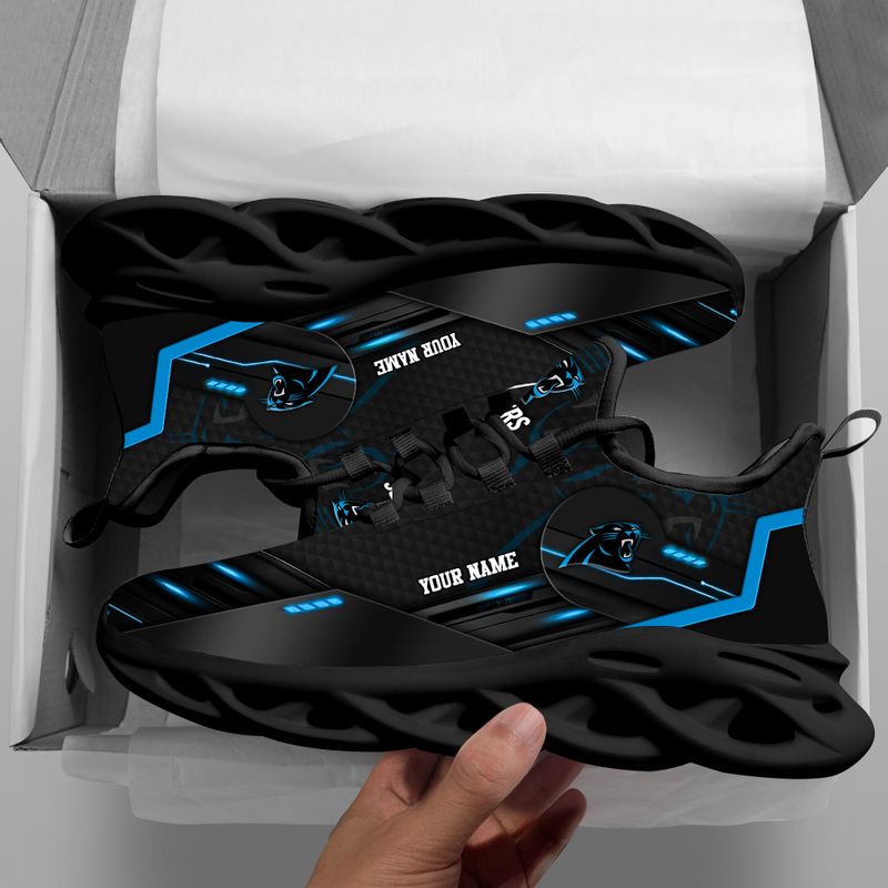 Carolina Panthers Personalized Yezy Running Sneakers SPDMS770