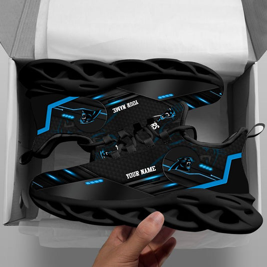Carolina Panthers Personalized Yezy Running Sneakers SPDMS770