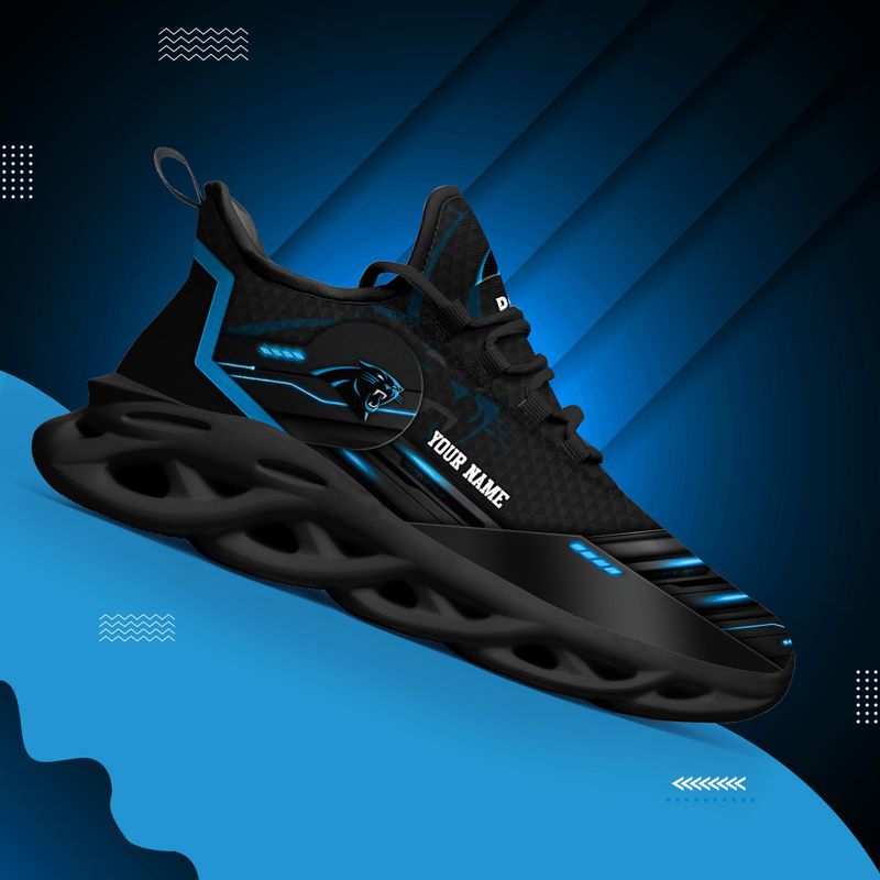 Carolina Panthers Personalized Yezy Running Sneakers SPDMS770