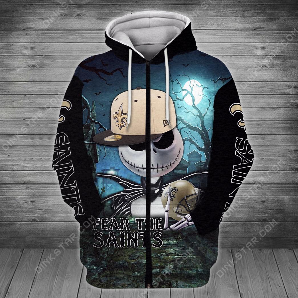 New Orleans Saints Halloween Limited Edition Unisex All Over Print Full 3D T-shirt Sweater Hoodie