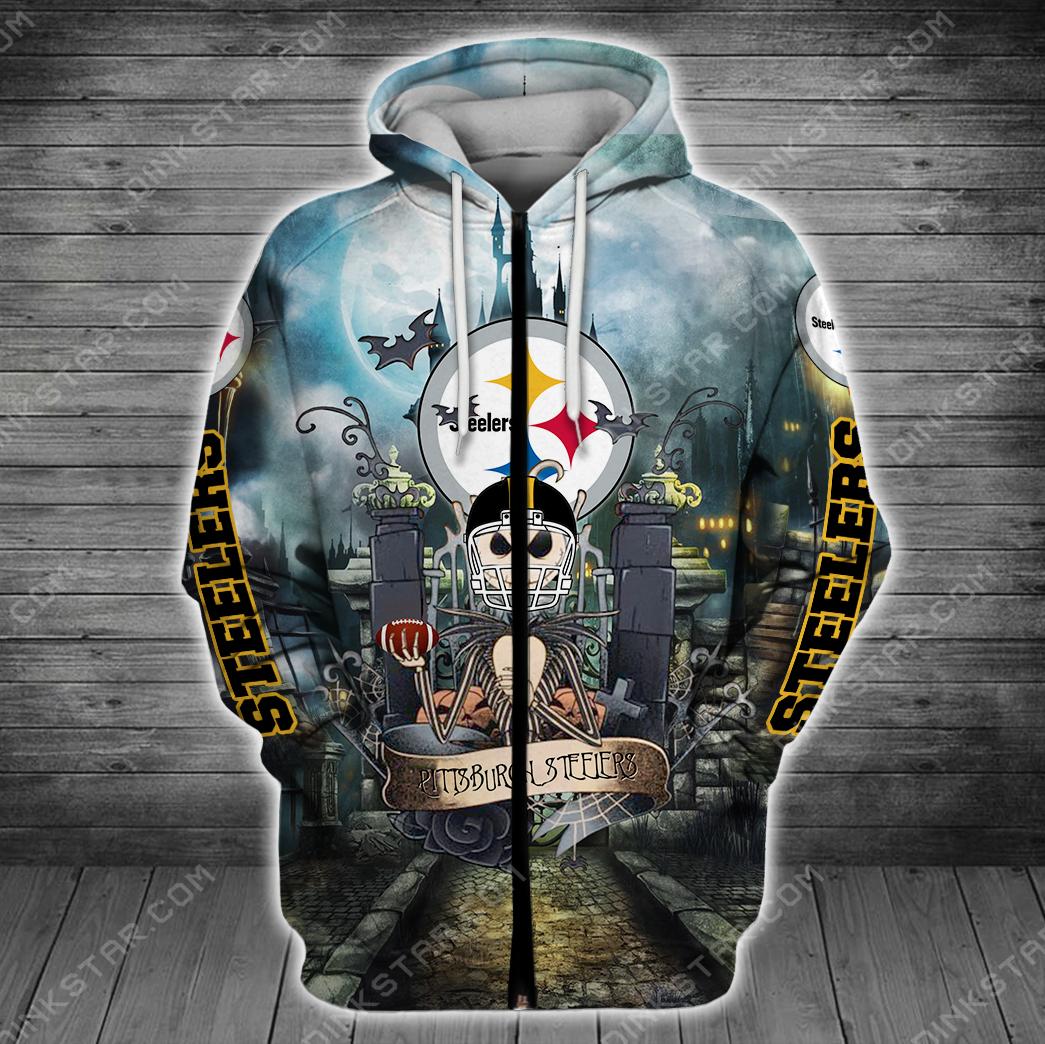 Pittsburgh Steelers Halloween Limited Edition Unisex All Over Print Full 3D T-shirt Sweater Hoodie