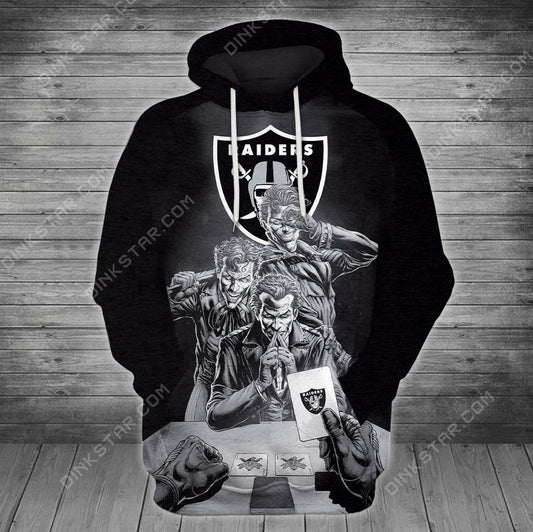Las Vegas Raiders Halloween Limited Edition Unisex All Over Print Full 3D T-shirt Sweater Hoodie