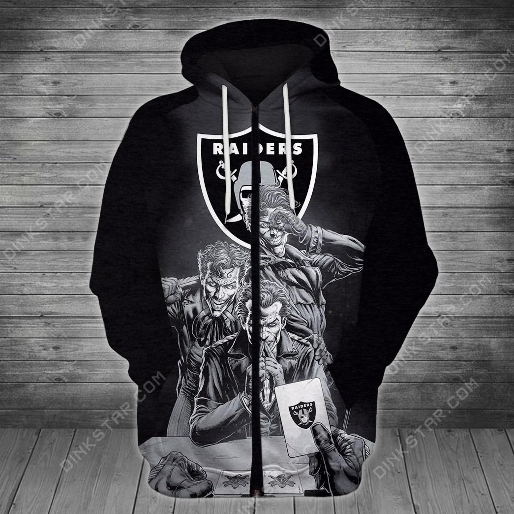 Las Vegas Raiders Halloween Limited Edition Unisex All Over Print Full 3D T-shirt Sweater Hoodie