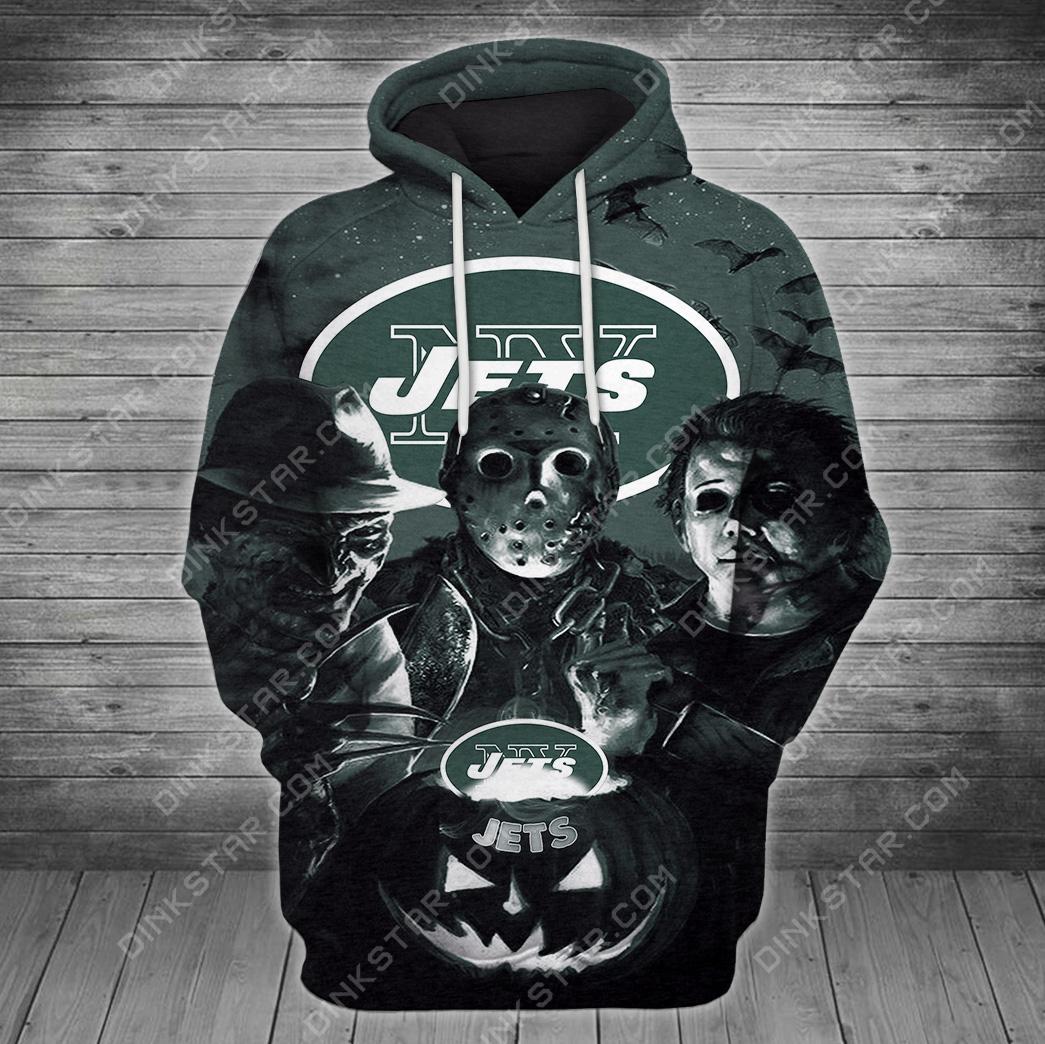 New York Jets Halloween Limited Edition Unisex All Over Print Full 3D T-shirt Sweater Hoodie