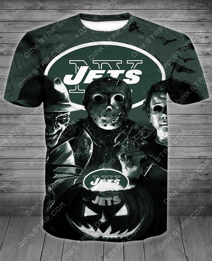 New York Jets Halloween Limited Edition Unisex All Over Print Full 3D T-shirt Sweater Hoodie
