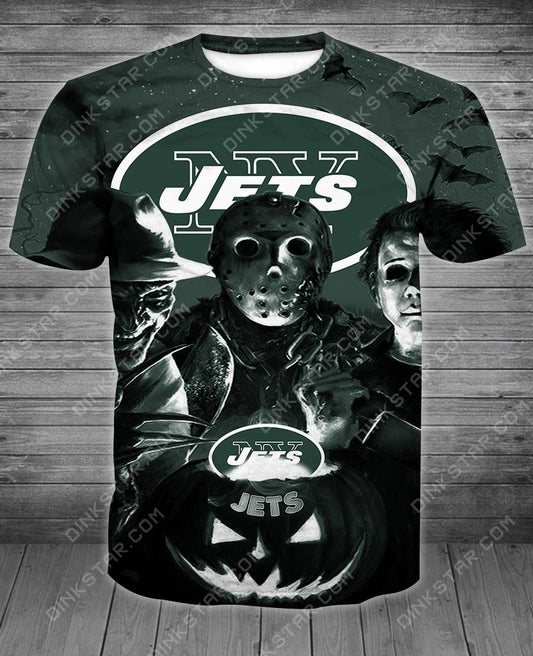 New York Jets Halloween Limited Edition Unisex All Over Print Full 3D T-shirt Sweater Hoodie
