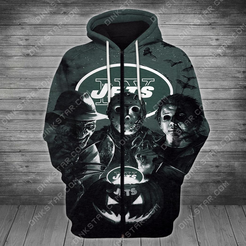 New York Jets Halloween Limited Edition Unisex All Over Print Full 3D T-shirt Sweater Hoodie