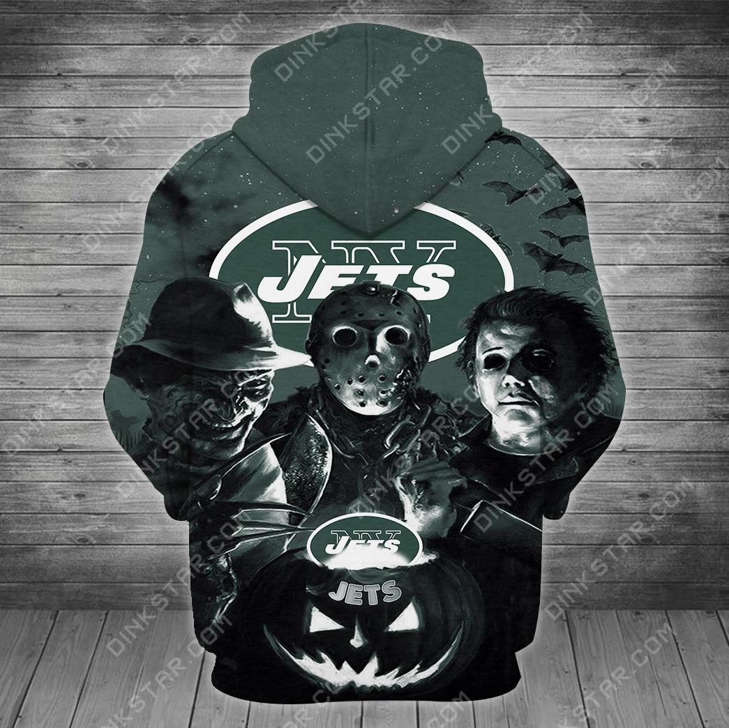 New York Jets Halloween Limited Edition Unisex All Over Print Full 3D T-shirt Sweater Hoodie