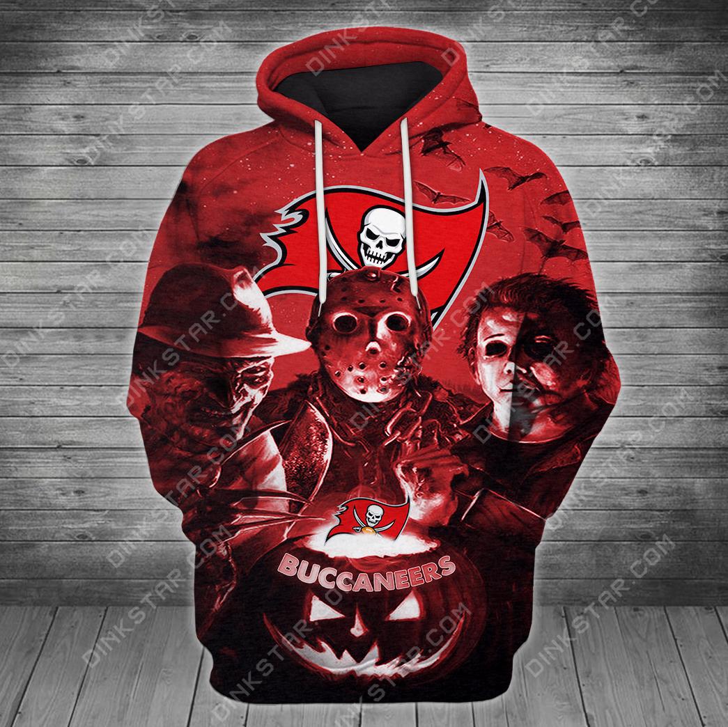 Tampa Bay Buccaneers Halloween Limited Edition Unisex All Over Print Full 3D T-shirt Sweater Hoodie