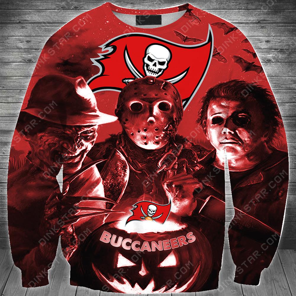 Tampa Bay Buccaneers Halloween Limited Edition Unisex All Over Print Full 3D T-shirt Sweater Hoodie