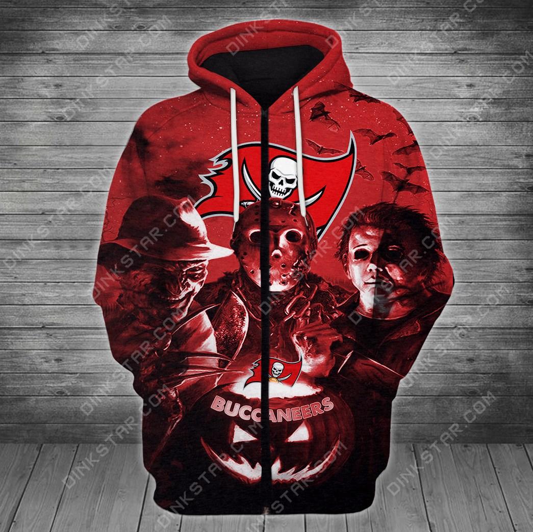 Tampa Bay Buccaneers Halloween Limited Edition Unisex All Over Print Full 3D T-shirt Sweater Hoodie