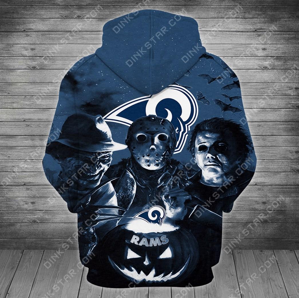 Los Angeles Rams Halloween Limited Edition Unisex All Over Print Full 3D T-shirt Sweater Hoodie
