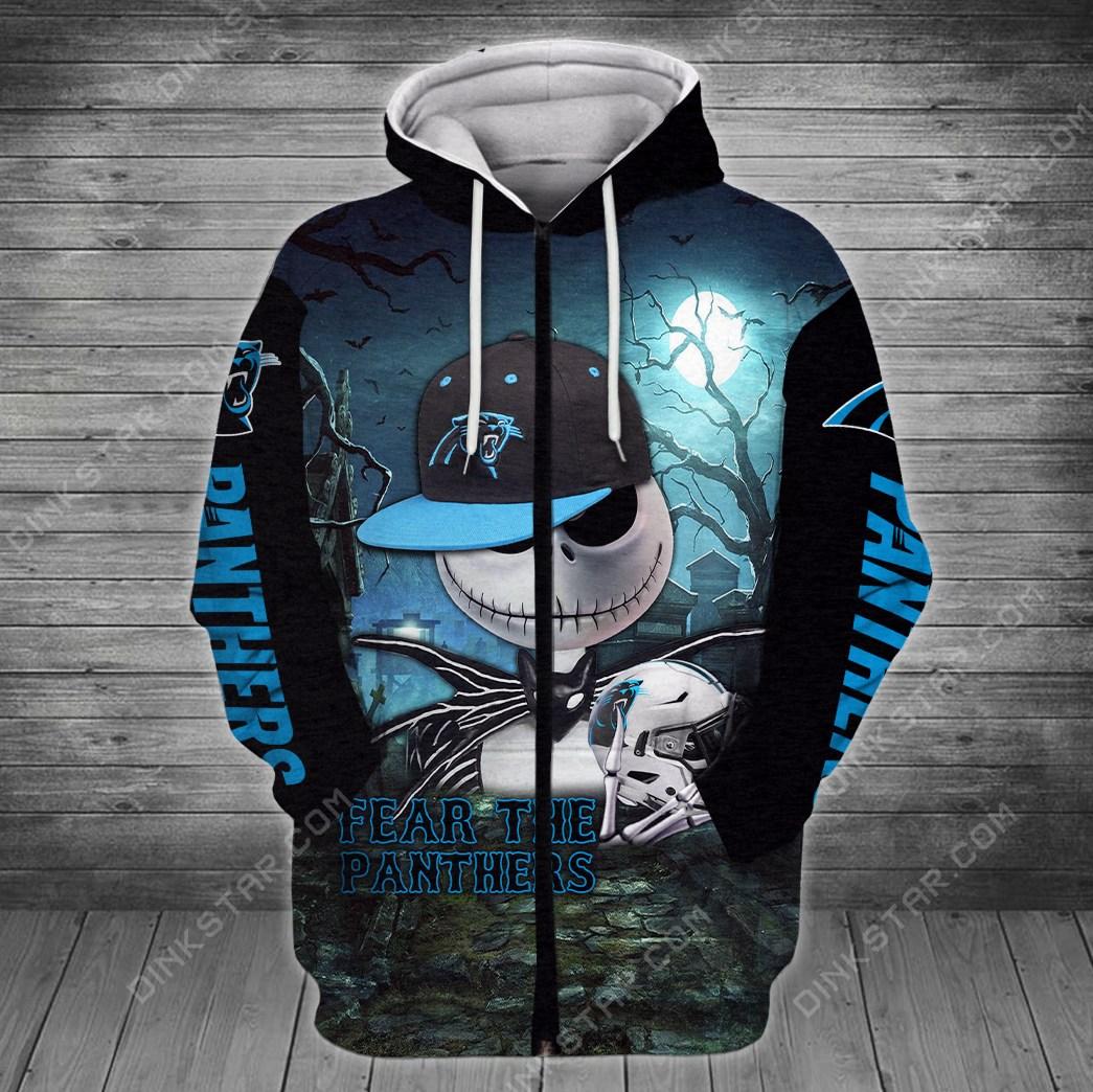 Carolina Panthers Halloween Limited Edition Unisex All Over Print Full 3D T-shirt Sweater Hoodie