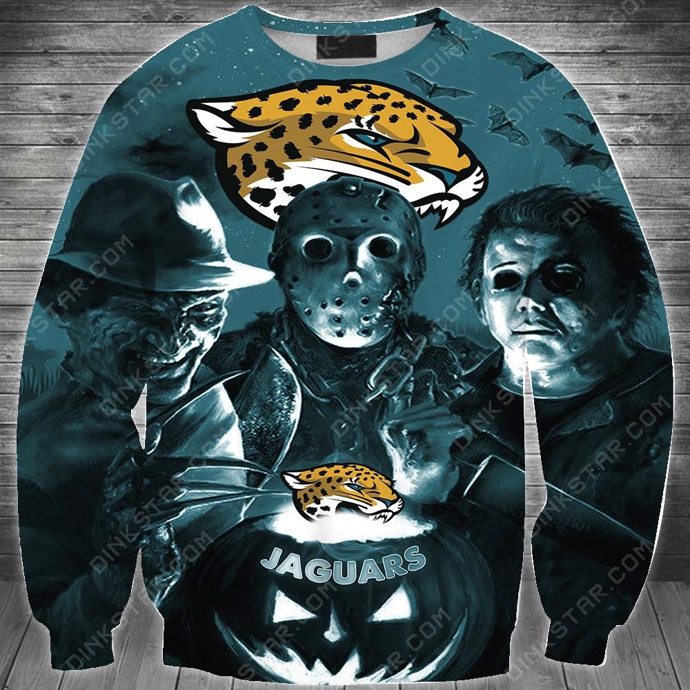 Jacksonville Jaguars Halloween Limited Edition Unisex All Over Print Full 3D T-shirt Sweater Hoodie