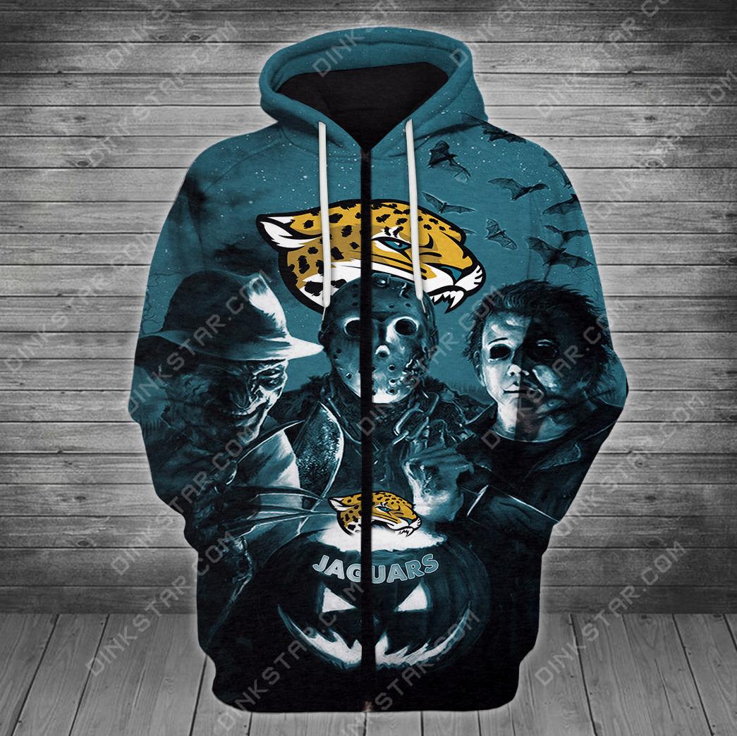 Jacksonville Jaguars Halloween Limited Edition Unisex All Over Print Full 3D T-shirt Sweater Hoodie