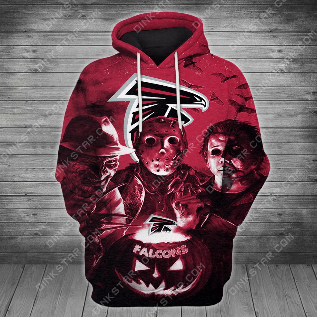 Atlanta Falcons Halloween Limited Edition Unisex All Over Print Full 3D T-shirt Sweater Hoodie