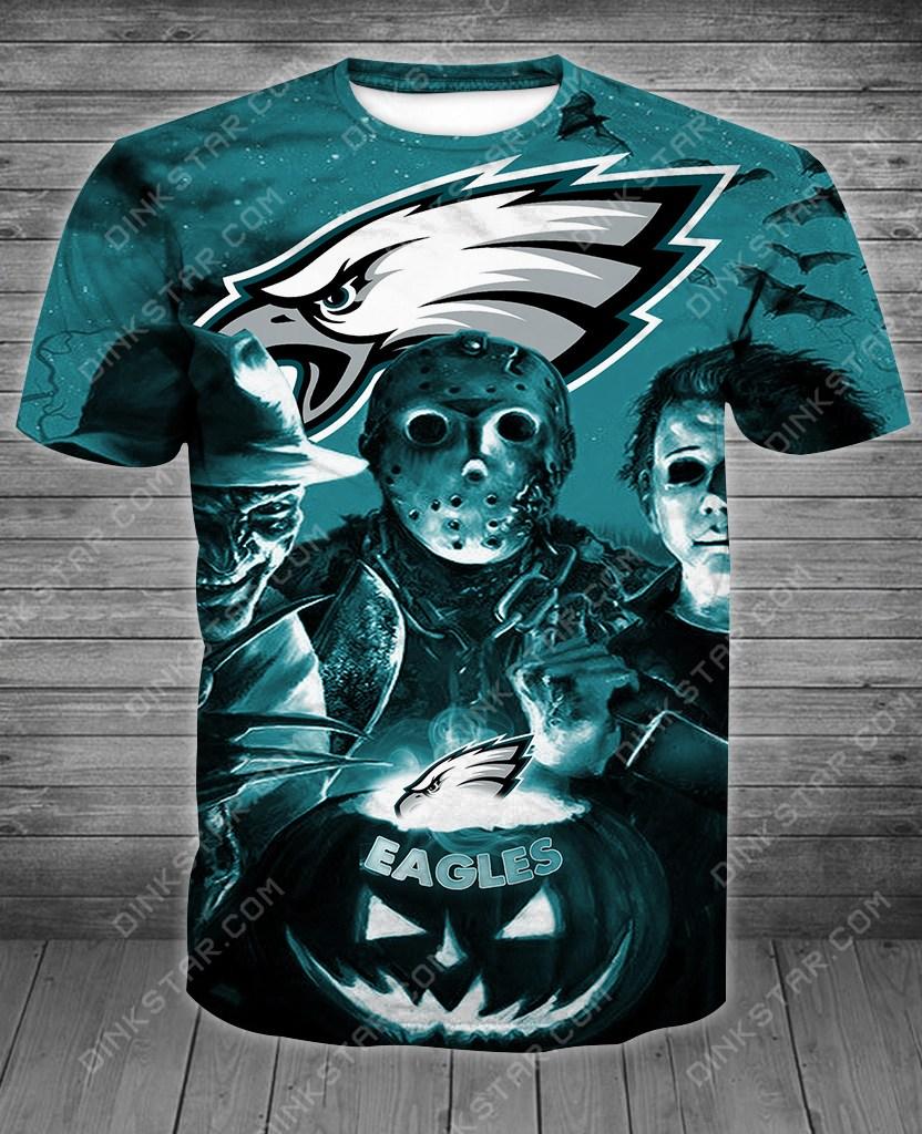 Philadelphia Eagles Halloween Limited Edition Unisex All Over Print Full 3D T-shirt Sweater Hoodie