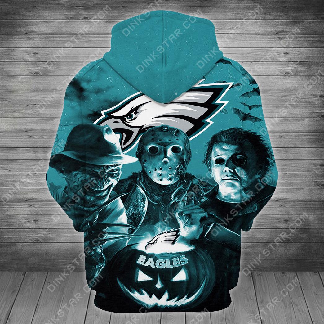 Philadelphia Eagles Halloween Limited Edition Unisex All Over Print Full 3D T-shirt Sweater Hoodie