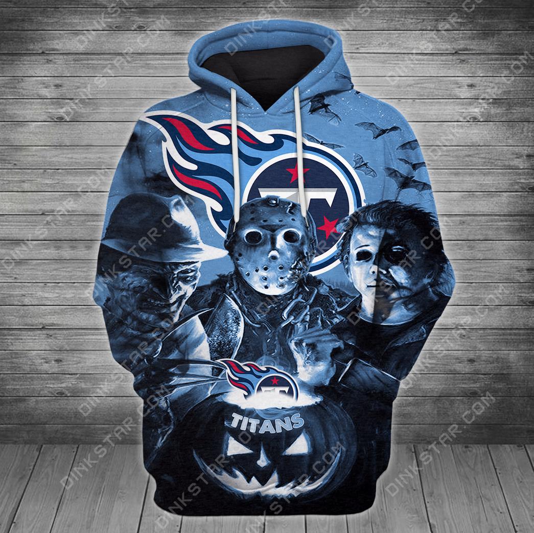 Tennessee Titans Halloween Limited Edition Unisex All Over Print Full 3D T-shirt Sweater Hoodie