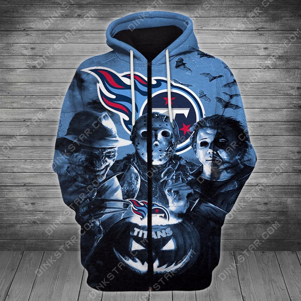Tennessee Titans Halloween Limited Edition Unisex All Over Print Full 3D T-shirt Sweater Hoodie