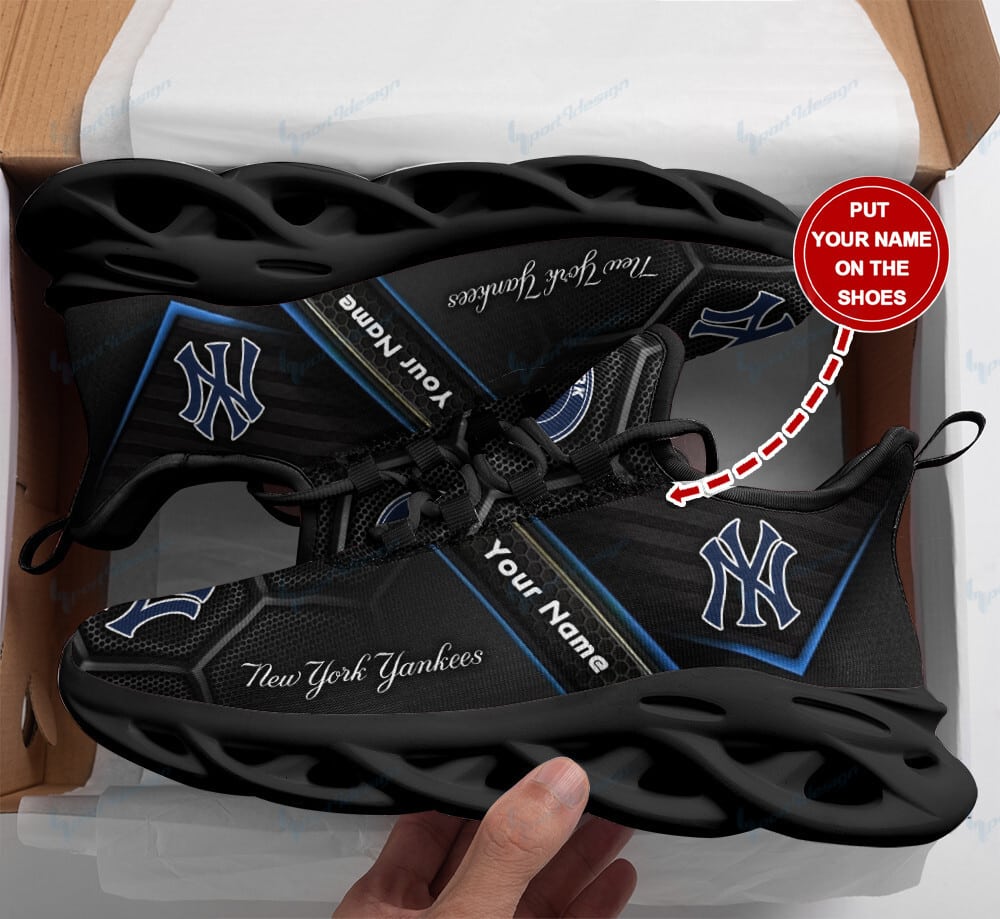 New York Yankees Personalized Yezy Running Sneakers 268
