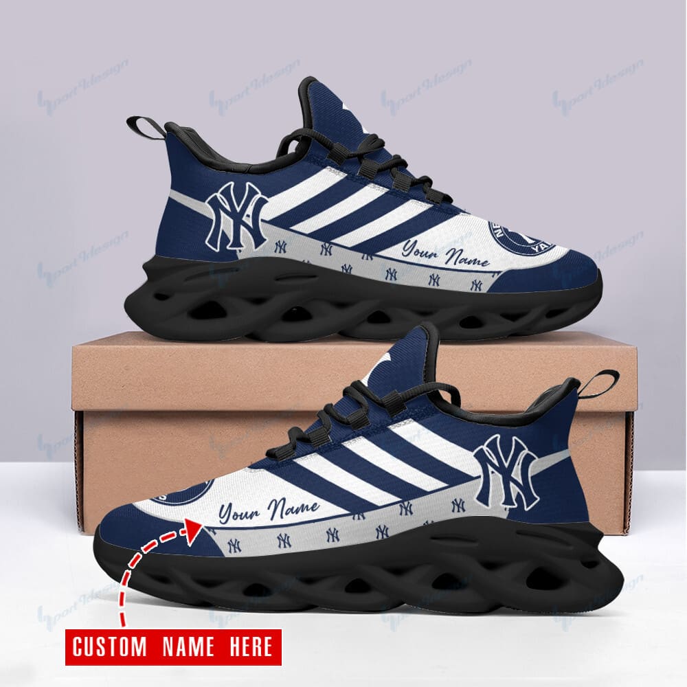 New York Yankees Personalized Yezy Running Sneakers BB381
