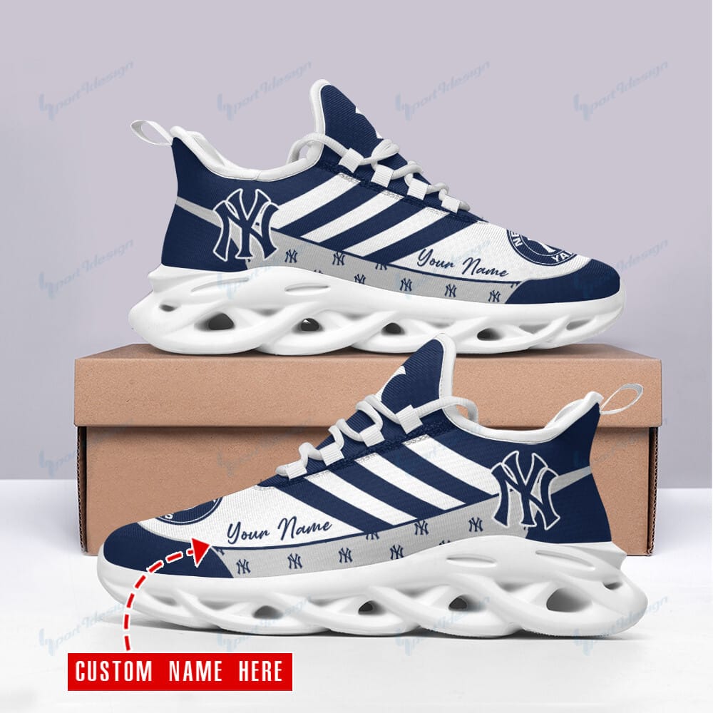 New York Yankees Personalized Yezy Running Sneakers BB381
