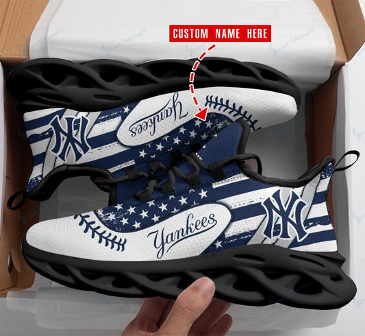 New York Yankees Personalized Yezy Running Sneakers BB353