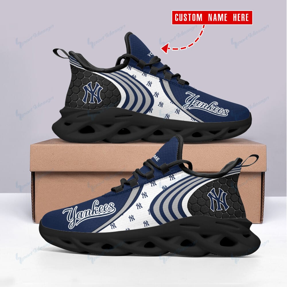 New York Yankees Personalized Yezy Running Sneakers BB277