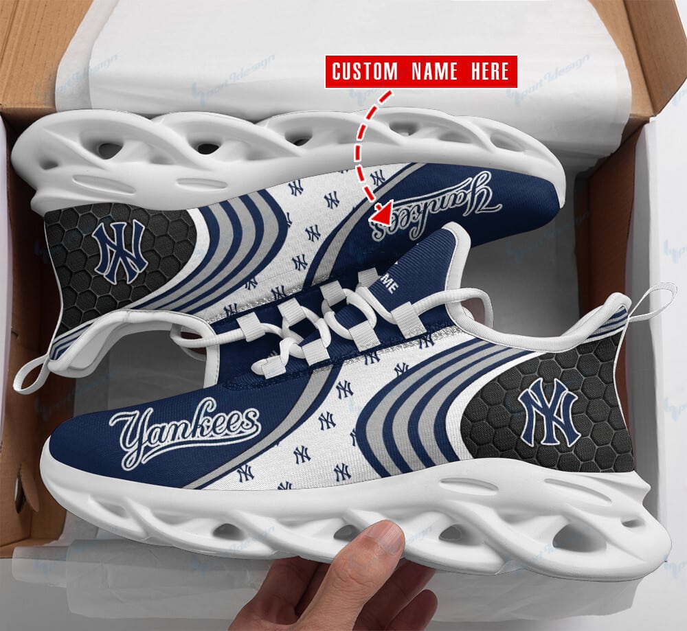 New York Yankees Personalized Yezy Running Sneakers BB277