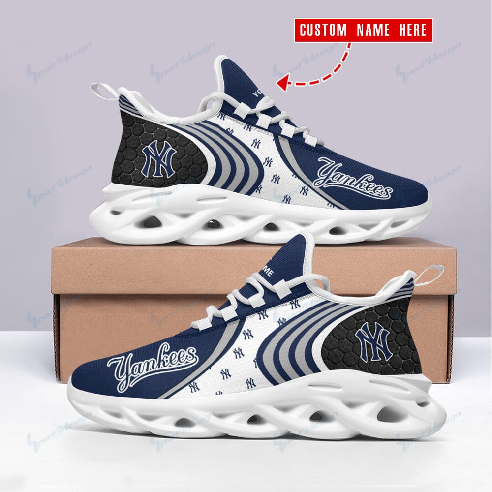 New York Yankees Personalized Yezy Running Sneakers BB277