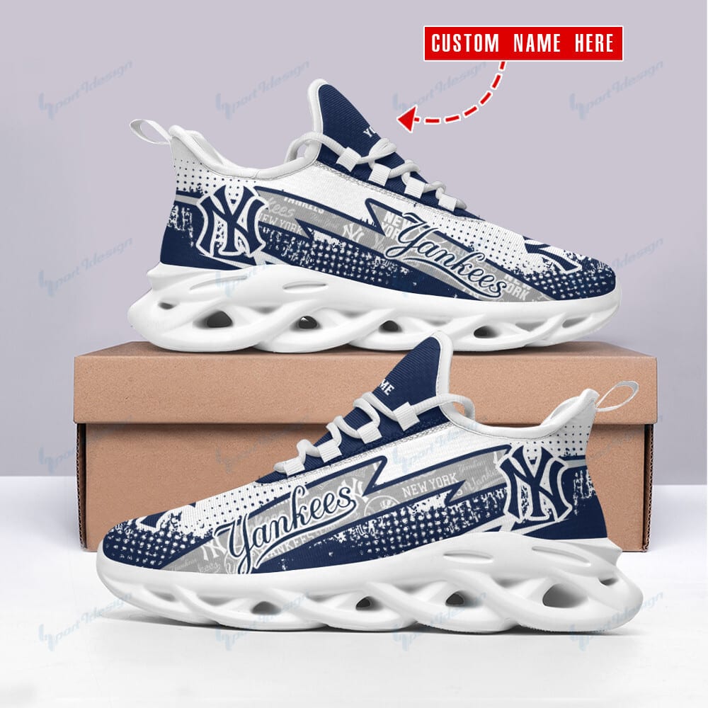 New York Yankees Personalized Yezy Running Sneakers BB282