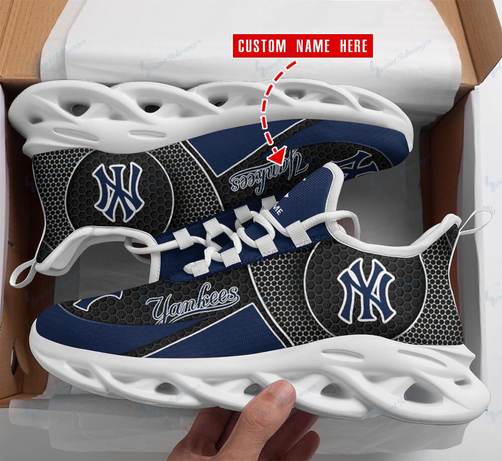 New York Yankees Personalized Yezy Running Sneakers BB307
