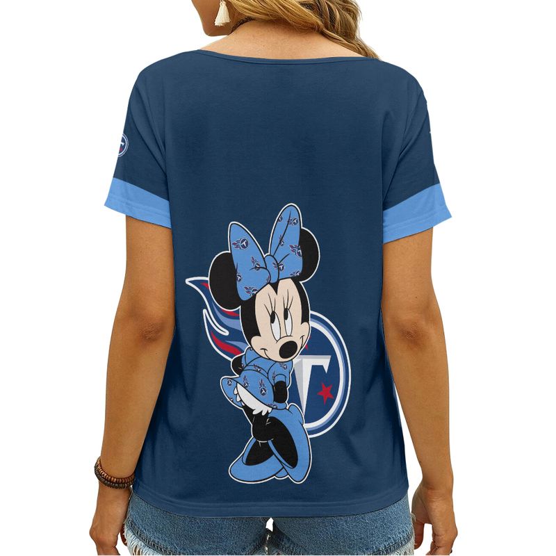 Tennessee Titans V-neck Women T-shirt