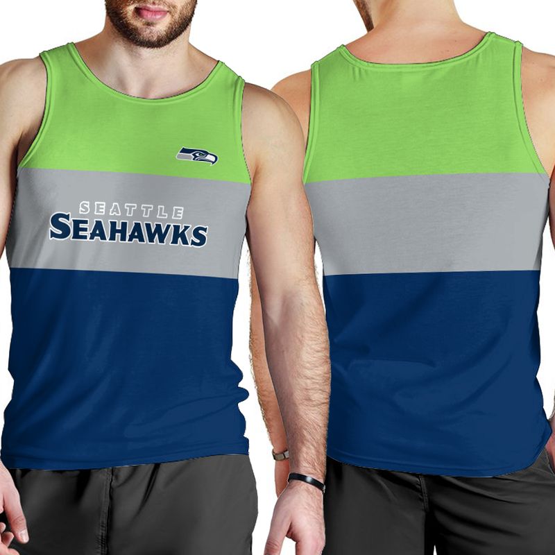 Seattle Seahawks Men Tank Top BGMTT075