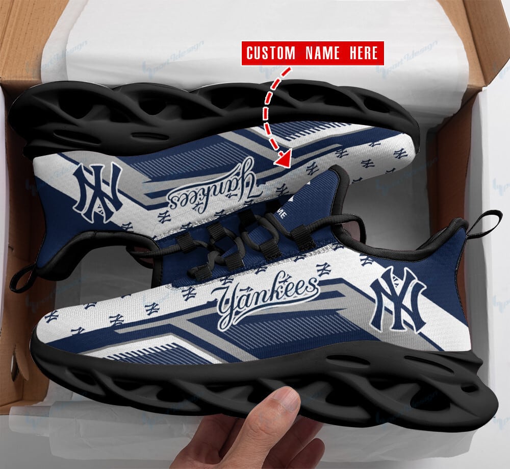 New York Yankees Personalized Yezy Running Sneakers BB134