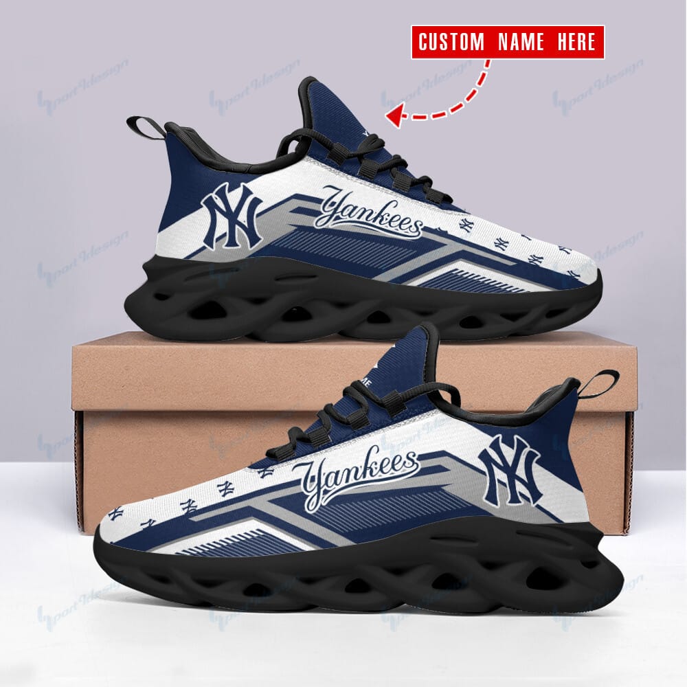 New York Yankees Personalized Yezy Running Sneakers BB134